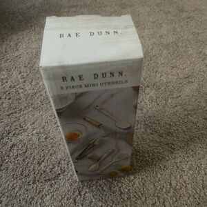 Rae Dunn White and Cream Mini Utensils Set